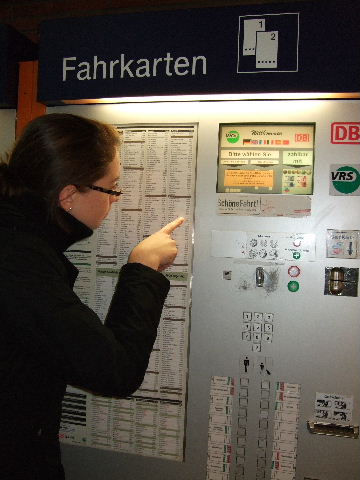 Fahrkartenautomat im Hbf Köln
