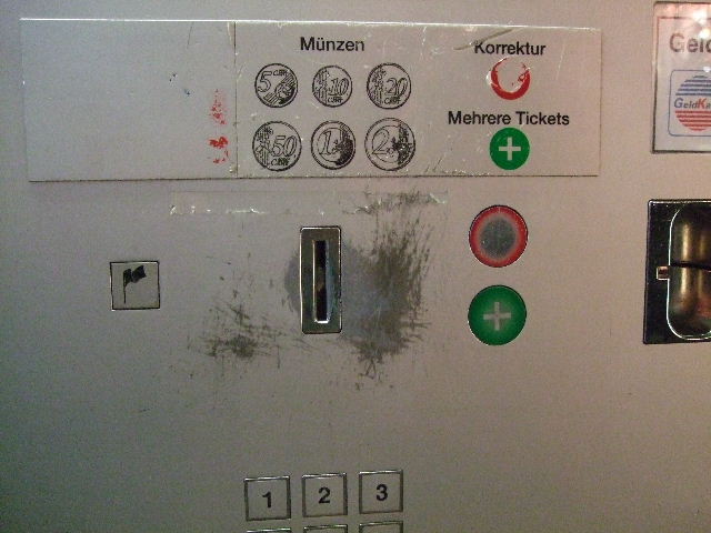 rote und grüne Tasten 