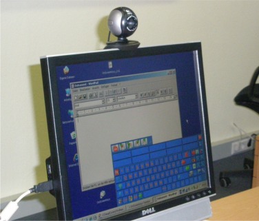 Computer mit Webcam