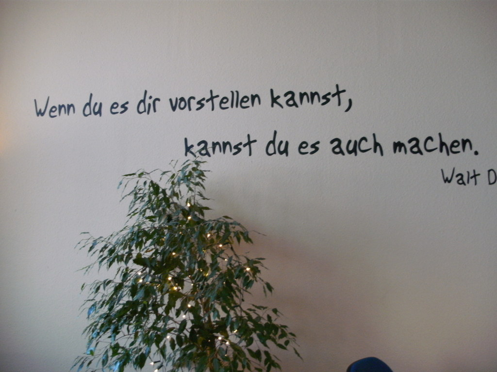 Wenn du es dir vorstellen kannst, kannst du es auch machen