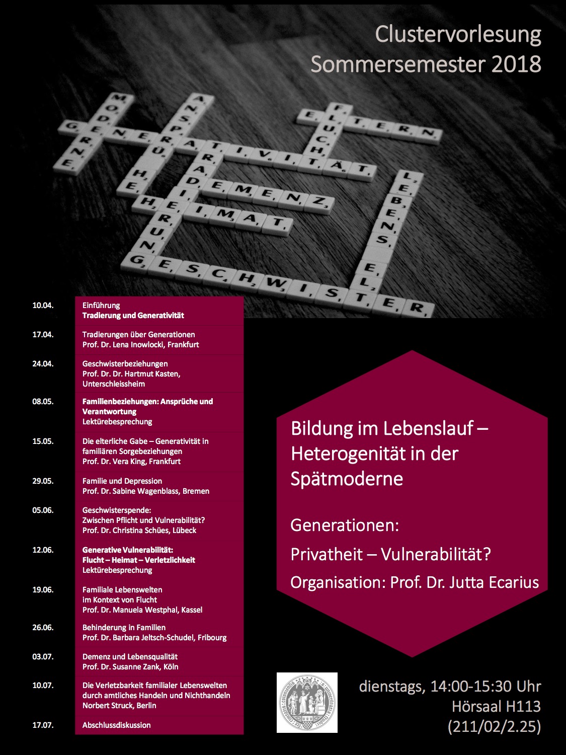 Flyer Ringvorlesung SoSe18