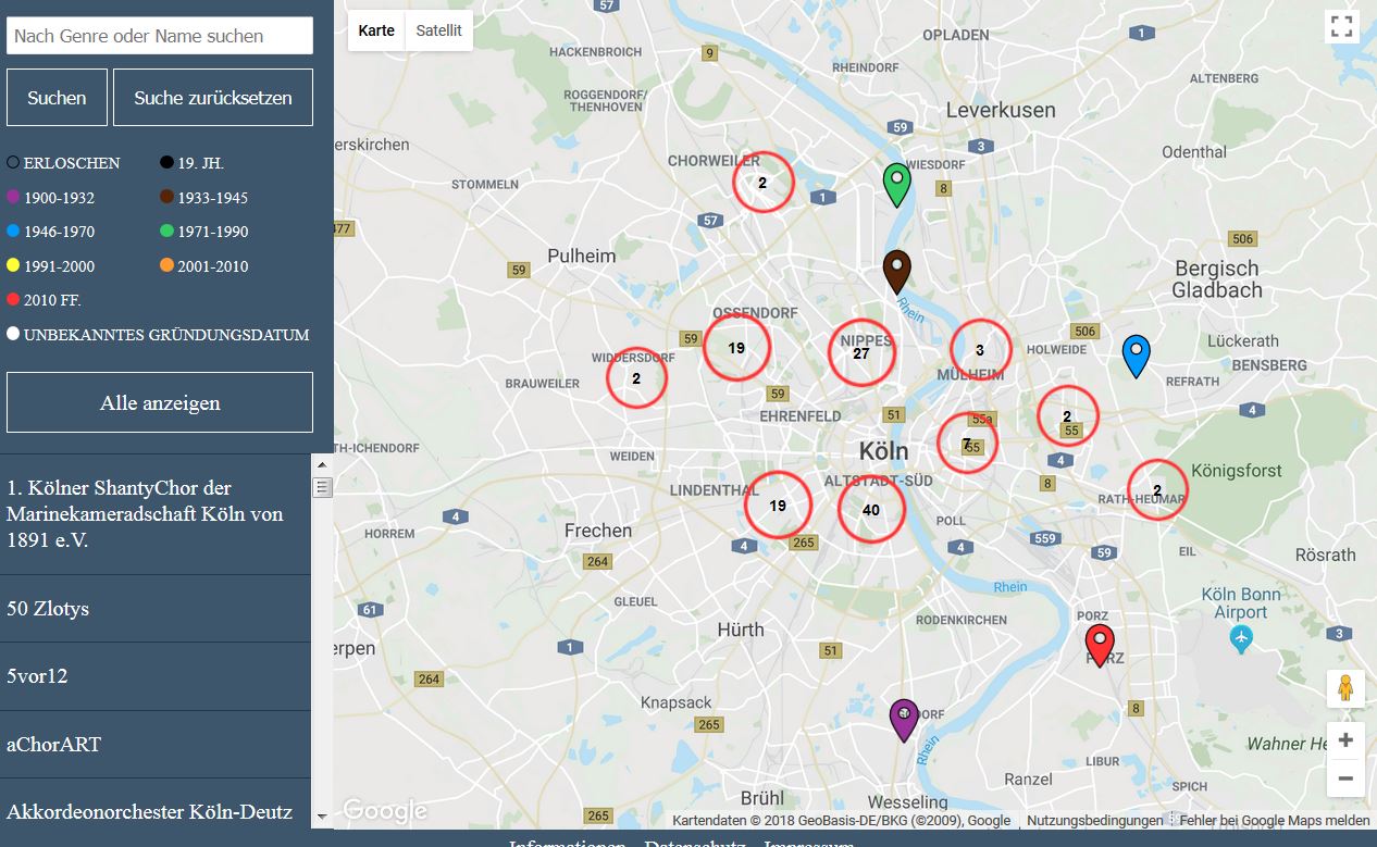 Hör Köln! - Interaktive Karte